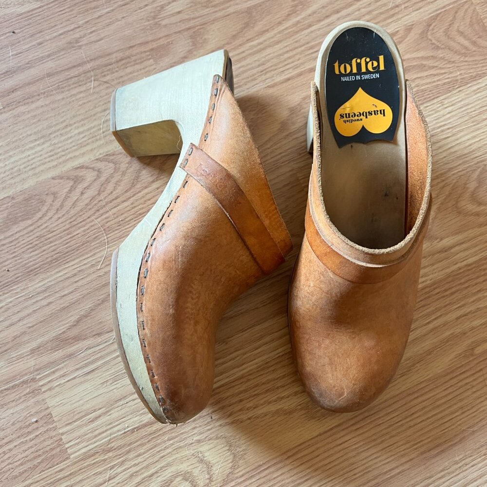 Swedish Hasbeens Slip -In Classic Clog Size 41 - image 3